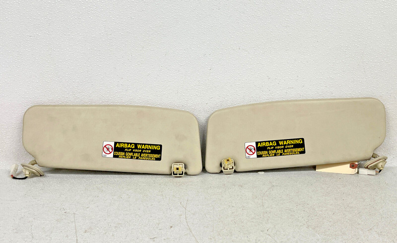 ⭐2002-2005 LEXUS SC430 FRONT LEFT & RIGHT INTERIOR SUN VISOR SET OEM LOT2380