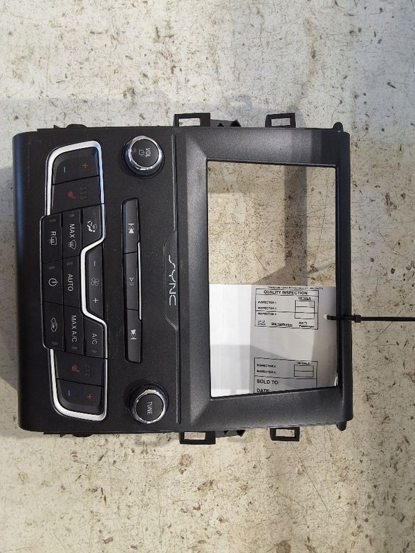 2017-2020 Ford Fusion Radio Control Panel