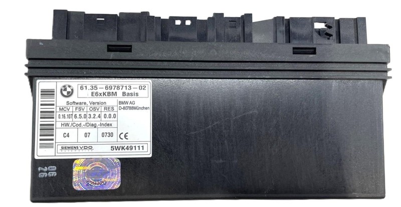2006-2010 BMW 350i Electronic Body Control Module BCM ECM OEM 61.35-6978713-02