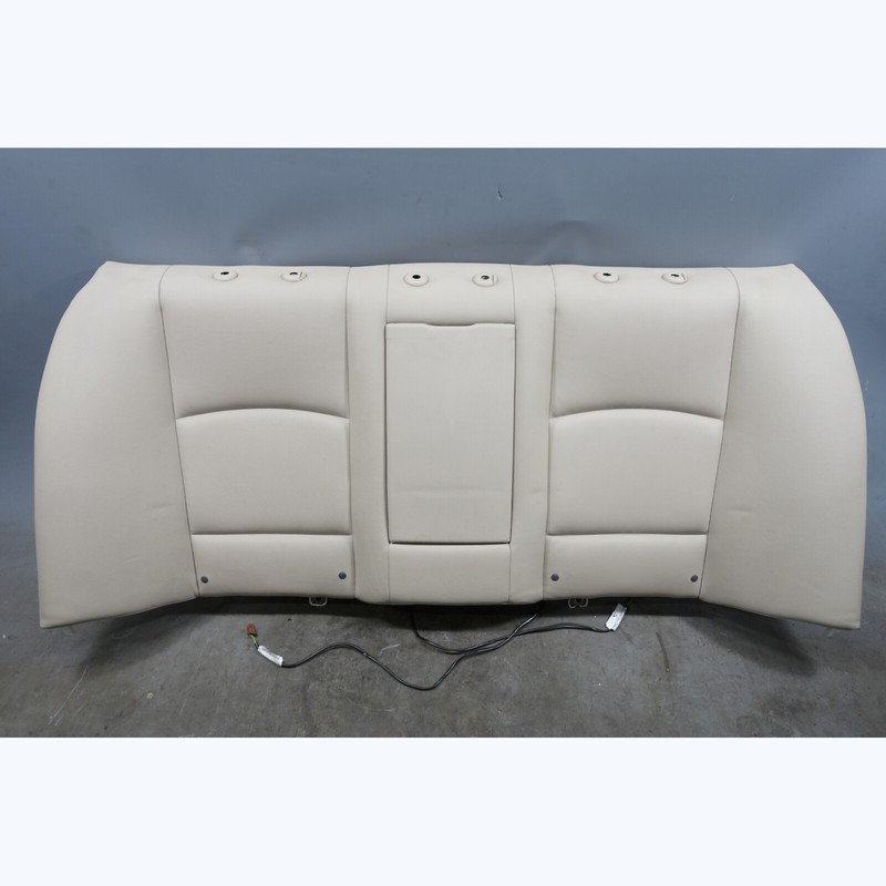 2011-2013 BMW F10 5-Series Fixed Rear Seat Backrest Oyster Beige Leather Heat OE