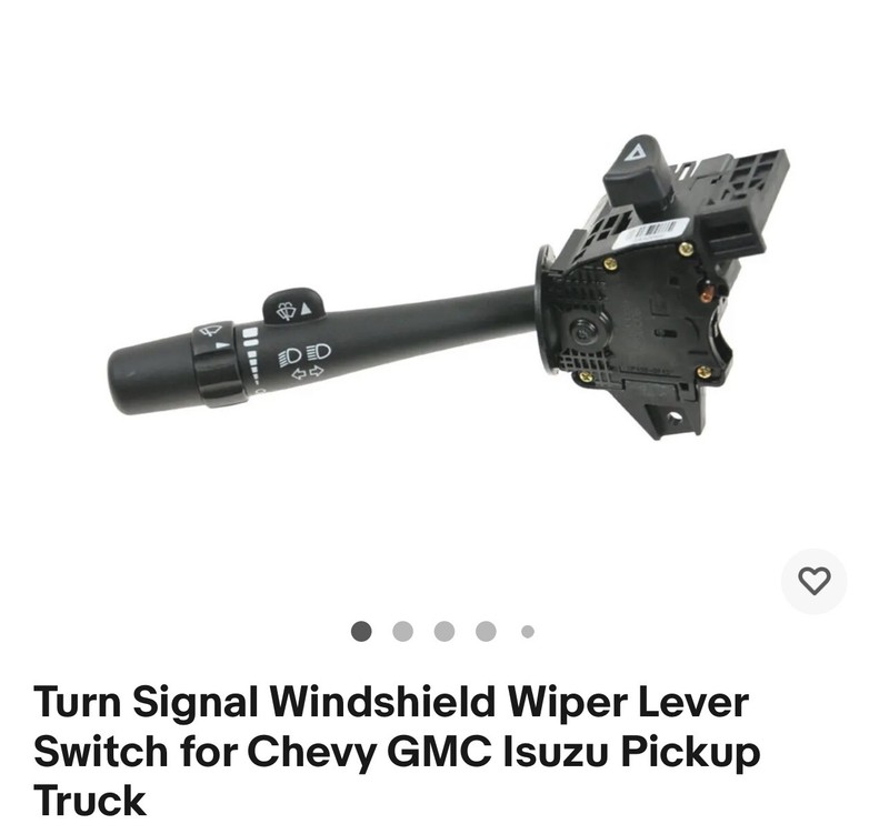 Turn Signal Windshield Wiper Lever Switch for Chevy GMC Isuzu Pickup Truck