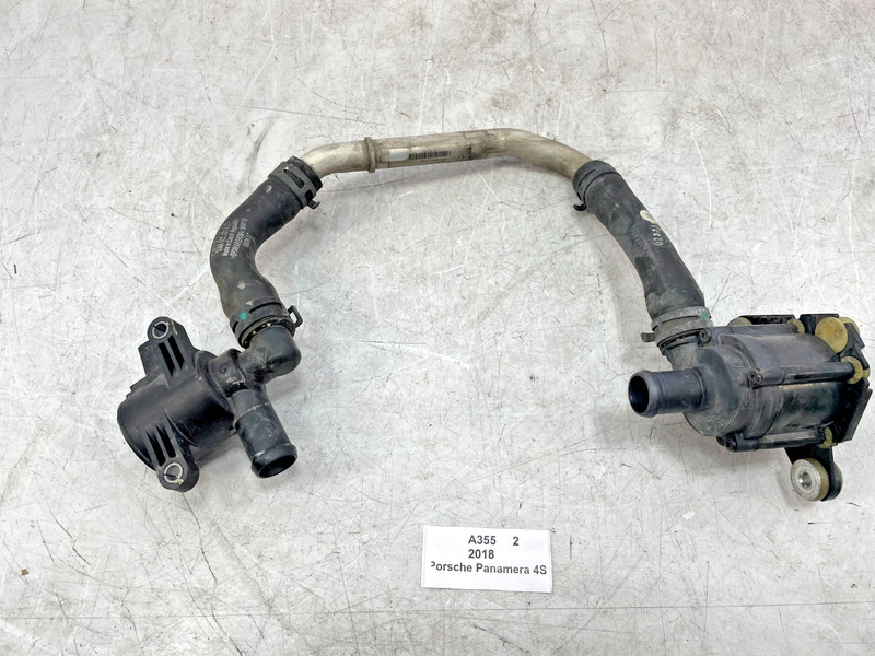 ✅ 2017-2024 OEM Porsche Panamera 4S 971 Auxiliary Coolant Water Pump /W Line
