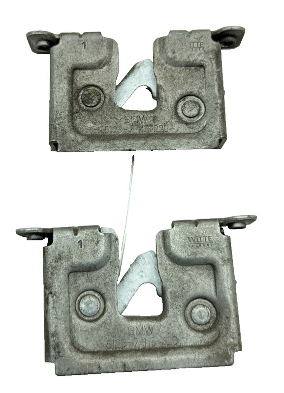 03-15 BMW E93 328i 335 M3 Hood Safety Catch Lock Latch PAIR
