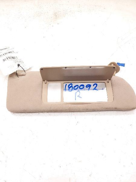 1994 LEXUS SC400 PASSENGER SIDE SUN SHADE VISOR ASSEMBLY