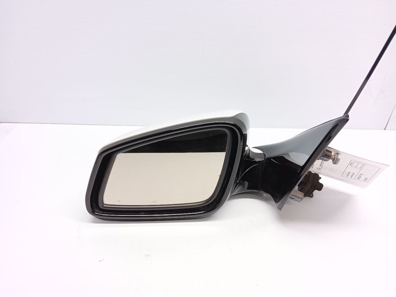11-13 BMW F10 528i 550i 535i Left Driver Side Rear View Door Mirror White OEM