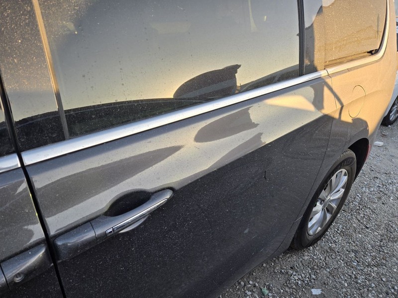 Driver Rear Side Door Movable Tempered Glass Fits 17-25 PACIFICA 3631986