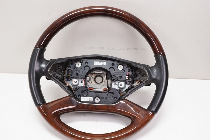 MERCEDES W221 S-Class CL Steering Wheel Leather w/ Shift Paddles OEM 2010 - 2014