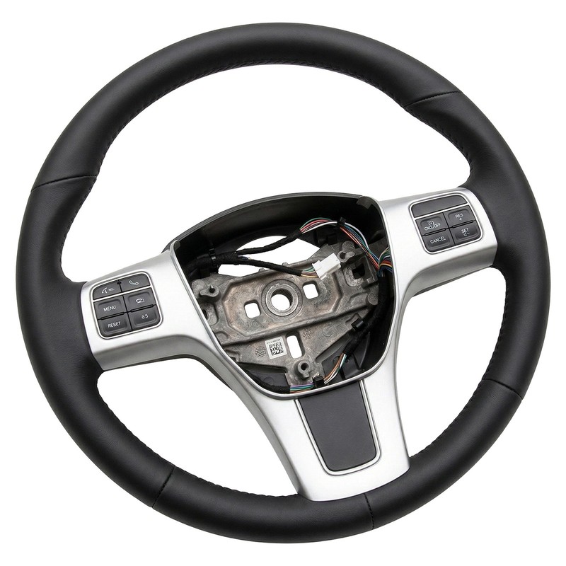 11-14 VW Routan Steering Wheel Black Leather 1RV641X9AD OEM