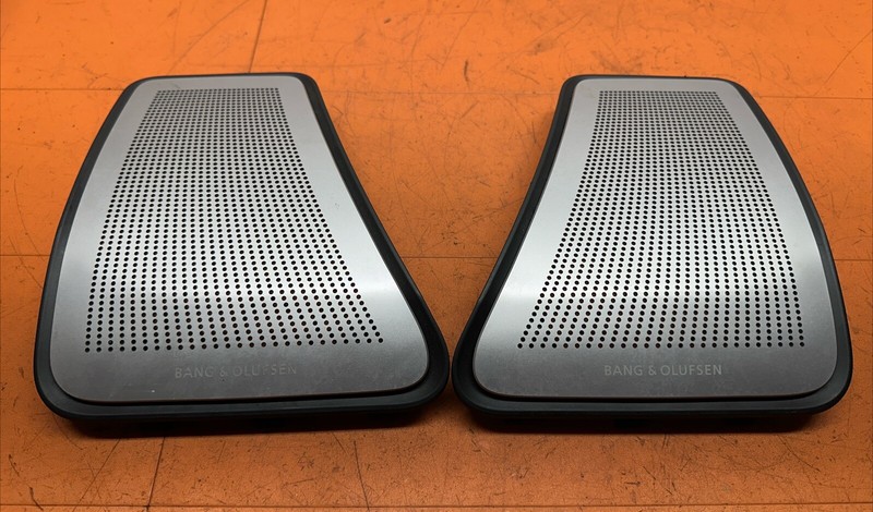 11 - 2017 BMW 528I 535I 550I M5 REAR DECK SPEAKER COVER GRILLES BANG OLUFSEN SET
