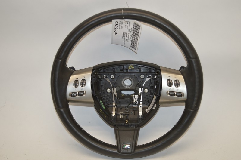 2010-2011 JAGUAR XKR STEERING WHEEL LEATHER BLACK W/ SHIFTER PADDLE & SWITCH OEM