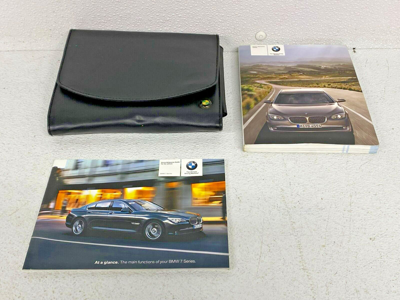 ⭐2009-2015 BMW 7-SERIES OWNER MANUAL GUIDE INFORMATION BOOK AND CASE OEM LOT2336