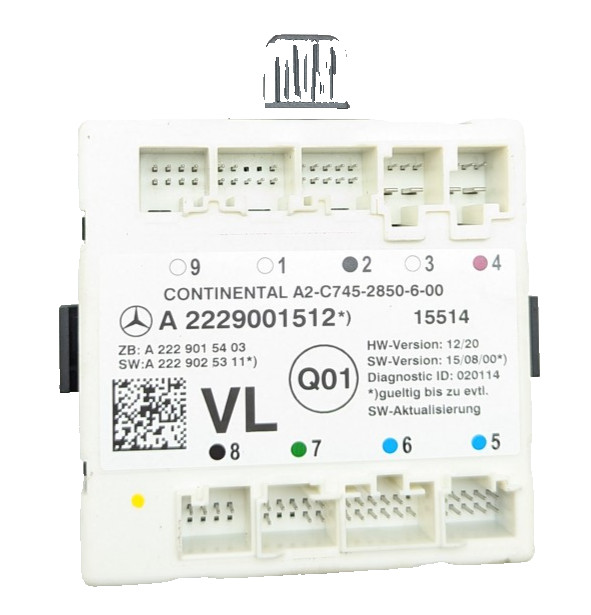 15-23 Mercedes X253 GLC300 C350e Front Left Side Door Control Module Unit OEM