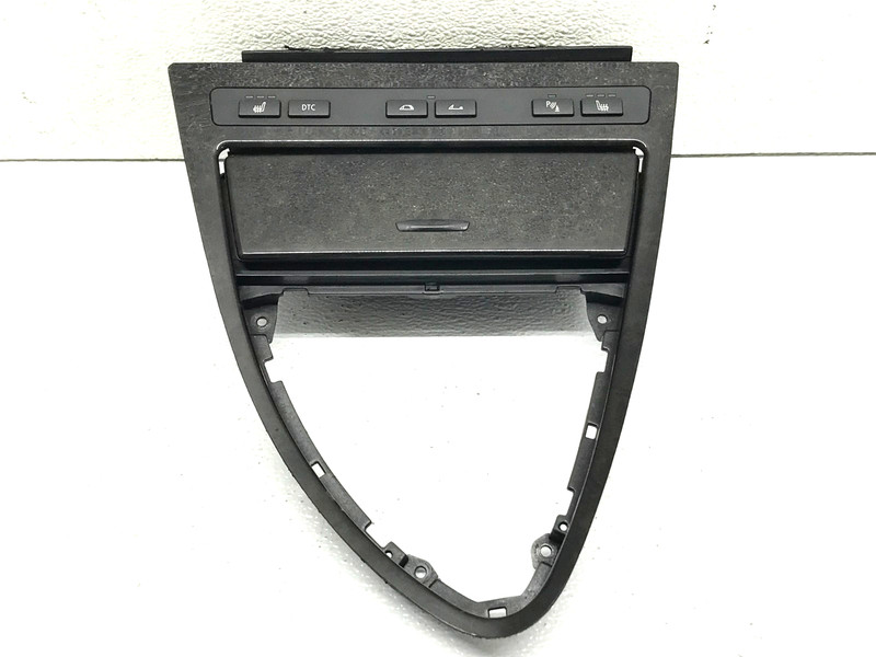 08-10 BMW 650i Center Console Shifter Trim Bezel w/Roof & Seat Heater Switch OEM