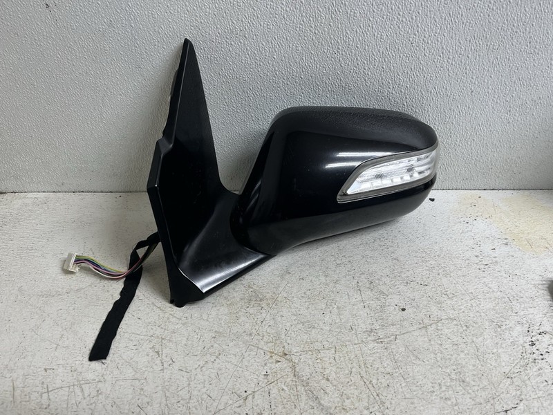 2010-2013 Acura MDX LH Left Driver Side View Door Mirror 11 Wire Black Oem