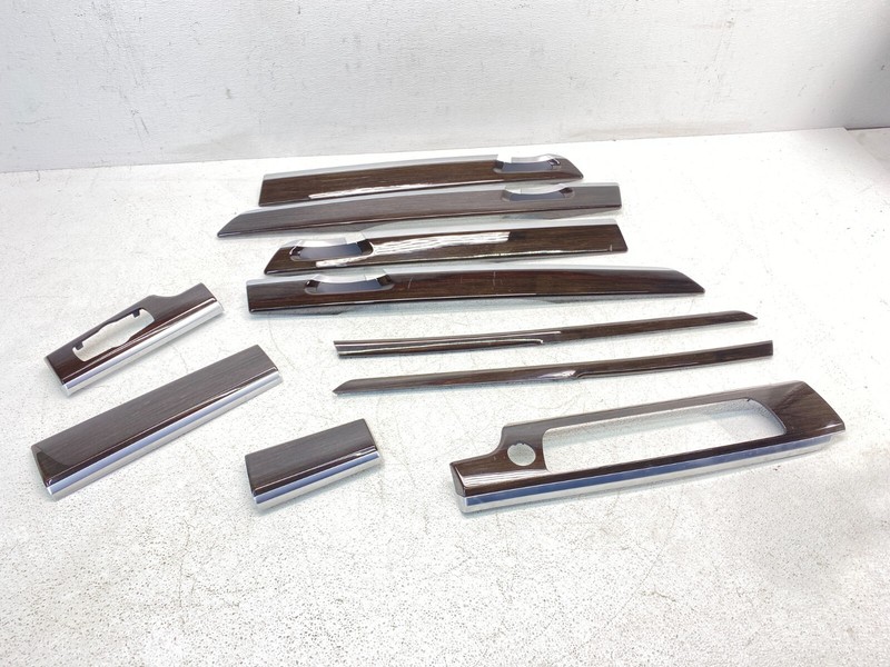 09-15 BMW F02 7 Series Interior Dash Center Console Door Fine Wood Trim Set OEM✅