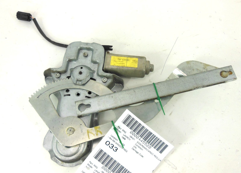 99-04 Land Rover Discovey 2 Rear Door Window Regulator & Motor Pass Right OEM