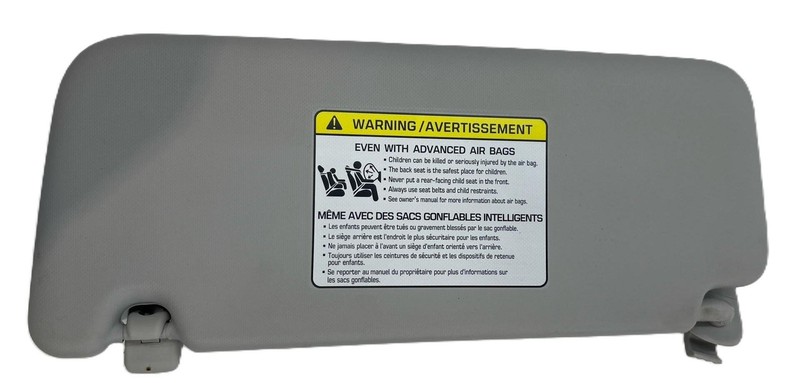 2024 Hyundai Kona Right Passenger Side Sunvisor W/ Mirror RH OEM