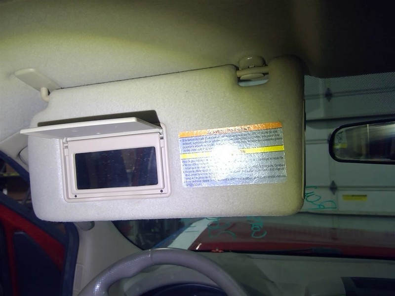 Driver Sun Visor Without Illumination Fits 05-12 FRONTIER 1780450