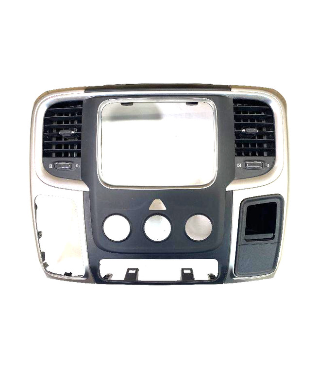 RADIO TRIM BEZEL DODGE RAM 2016 TO 2019 PICKUP 1500 SERIES OEM 8" SCREEN