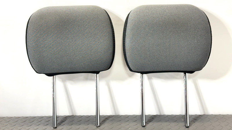 ✅ 2019-2026 RAM 1500 5th Gen OEM FRONT LEFT & RIGHT SEAT CLOTH HEADREST GRAY