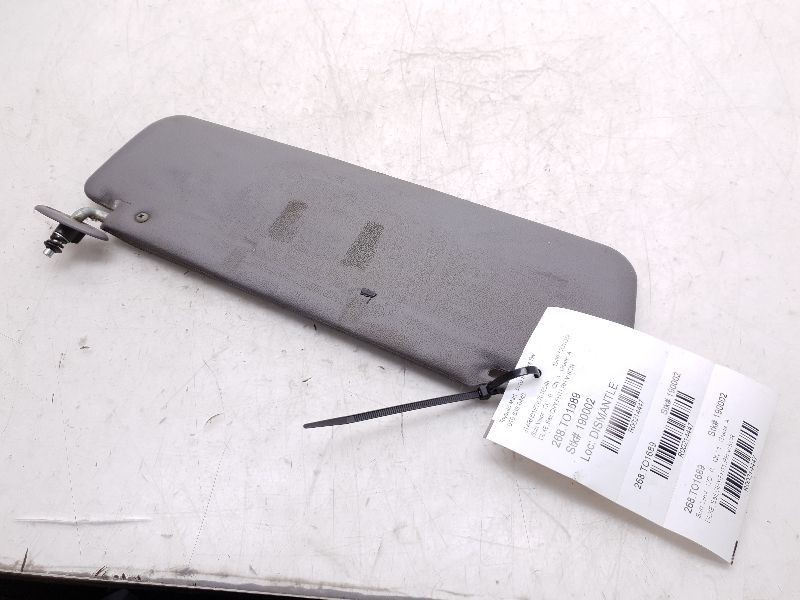 89 90 91 92 Toyota Pickup Passenger Right Sun Visor Gry FH11