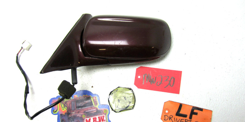 DOOR MIRROR GLASS MAROON POWER Driver SIDE LEFT CAR LH for 97 98 MAZDA MILLENIA