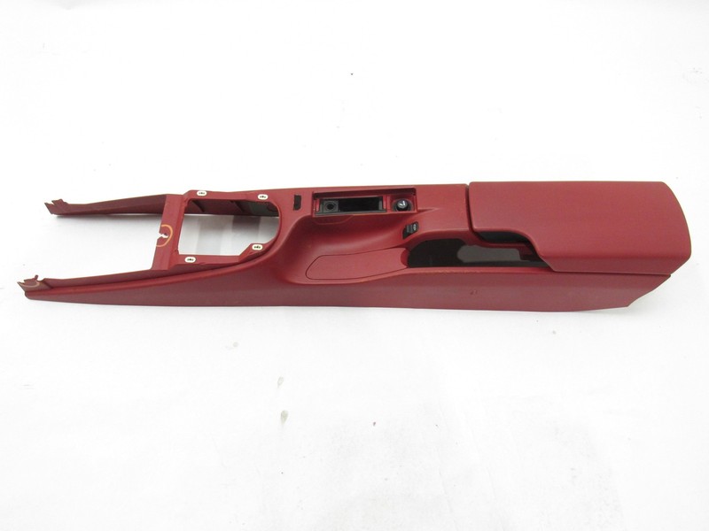 Porsche Boxster 2008 Center Console Cover Panel Trim Armrest Storage Red 06-12>Y