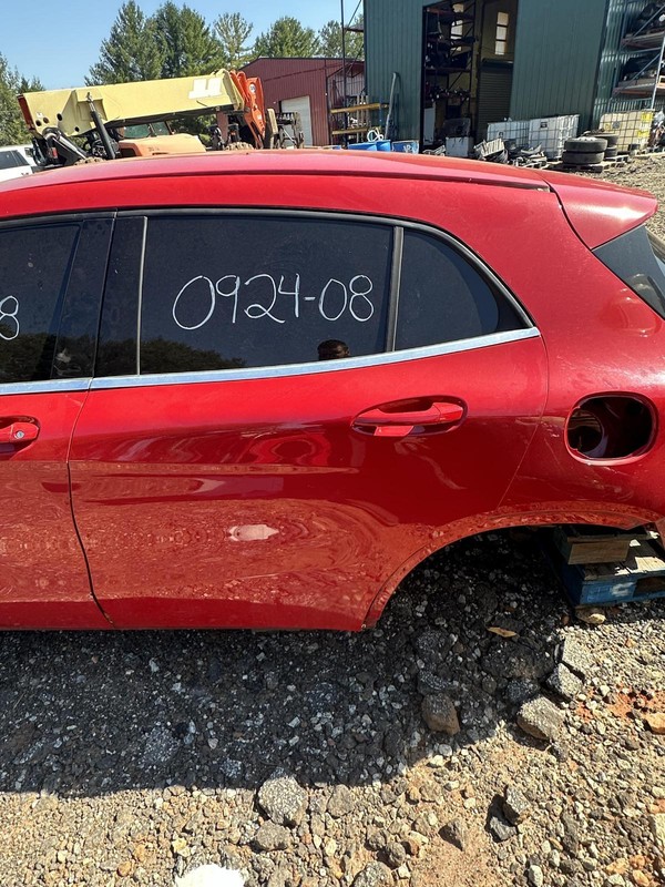 2015-2020 MERCEDES GLA250 X156 REAR LEFT SIDE DOOR SHELL PANEL RED 589 OEM