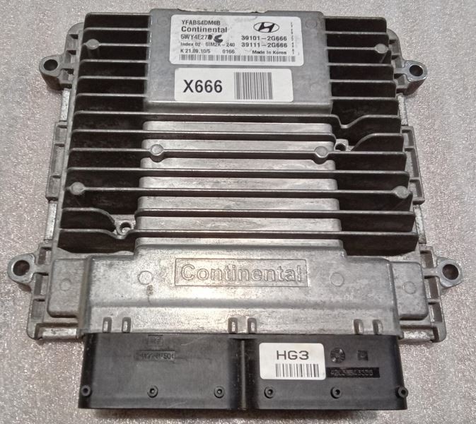 2011-2014 Hyundai Sonata Engine Control Module 2.4L AT VIN C Calif 391112G666
