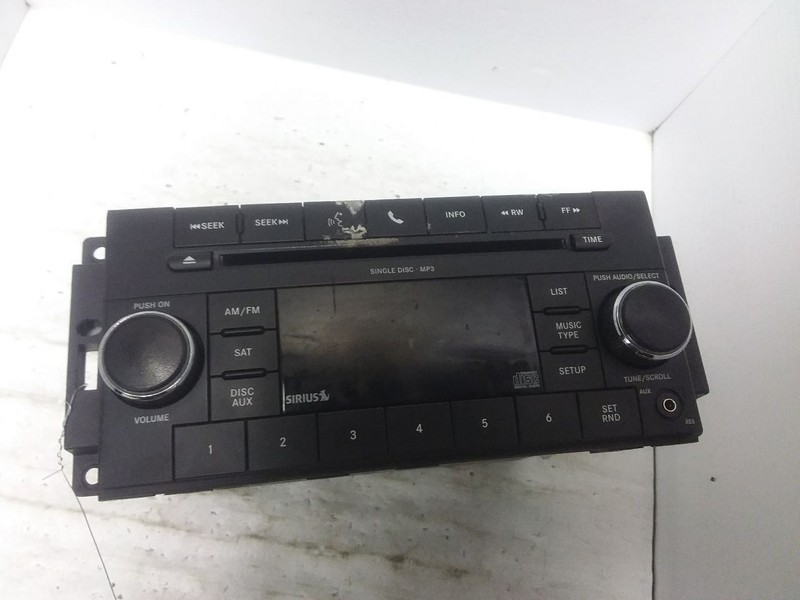 Radio Receiver AM FM CD ID RES With Satellite Fits 08-11 NITRO 05091228AC