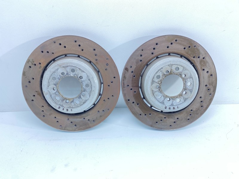 08-13 BMW E90 E92 E93 M3 Front Left & Right Ventilated Brake Disc Rotor Set OEM✅