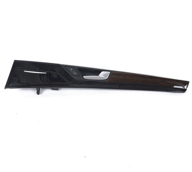 12-17 AUDI A8L REAR RIGHT SIDE INTERIOR DOOR TRIM MOLDING W/ HANDLEOEM