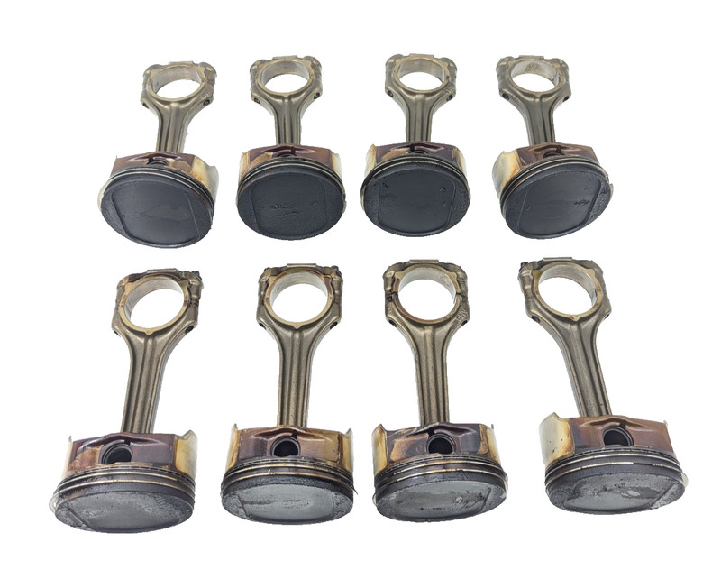98-02 Mercedes W163 ML55 S55 CL55 AMG Engine Motor Pistons & Connecting rods