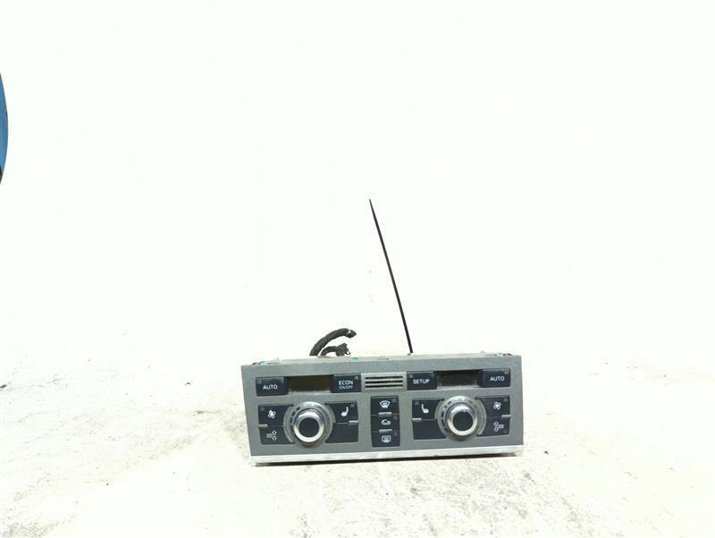 Used A/C Selector Switch fits: 2006 Audi A6 dual zone face plate gray w/heated s