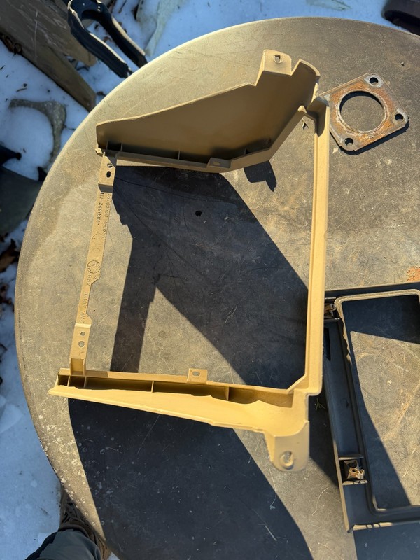 1989-1995 Plymouth Acclaim Center Radio Dash Trim Bezel Surround TAN 4460392