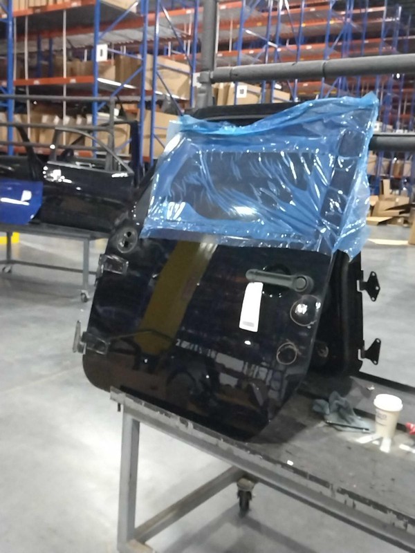 2007 Jeep Wrangler Left Door Black, Used, Power Window Regulator, 140K Miles
