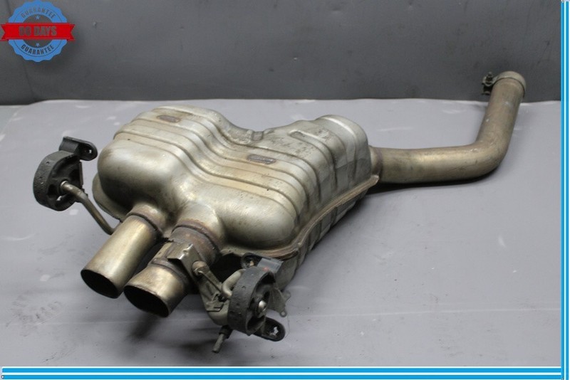 03-12 Bentley Continental Left Side Lower Exhaust Muffler Mufflers Oem