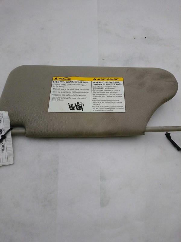 2018 Nissan Maxima Black Sun Visor OEM Used 634597 4DR SED 122K Miles