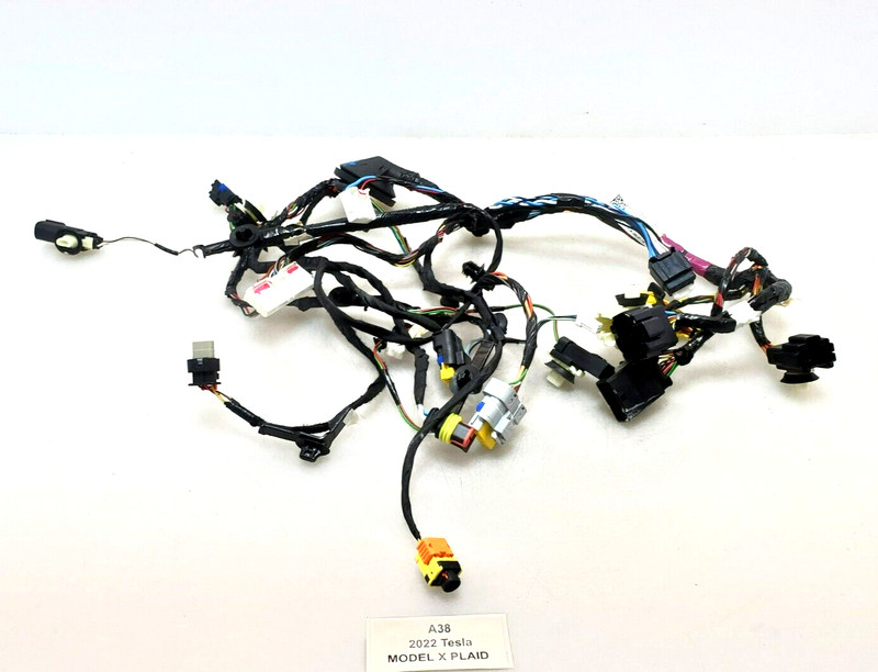 ✅ 2021-2023 OEM Tesla Model X Plaid Rear Left Driver Side Door Wiring Harness