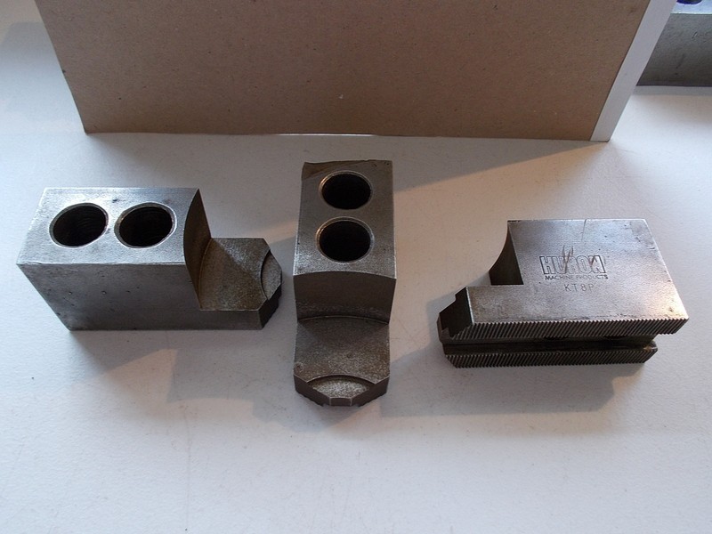 Huron Machine Products KT8P Lot of 3 Lathe Chucks 3-5/8" x 1-1/2" x 1-15/16"