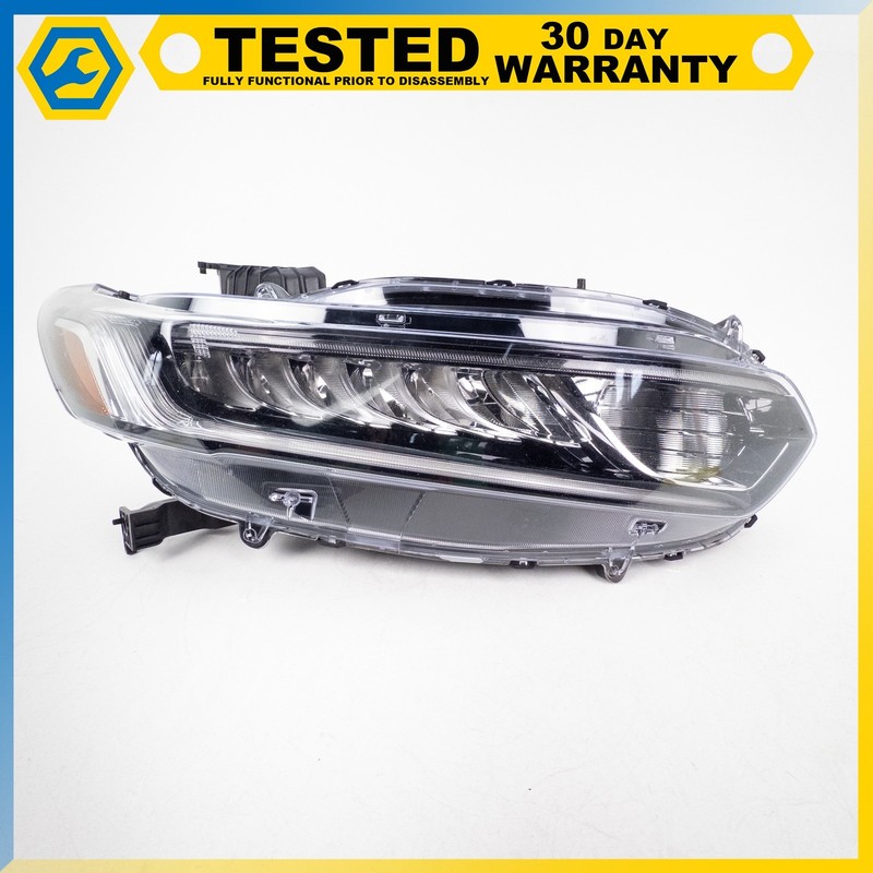 18-20 HONDA ACCORD FRONT RIGHT PASSENGER SIDE HEADLIGHT LAMP LIGHT LED OEM