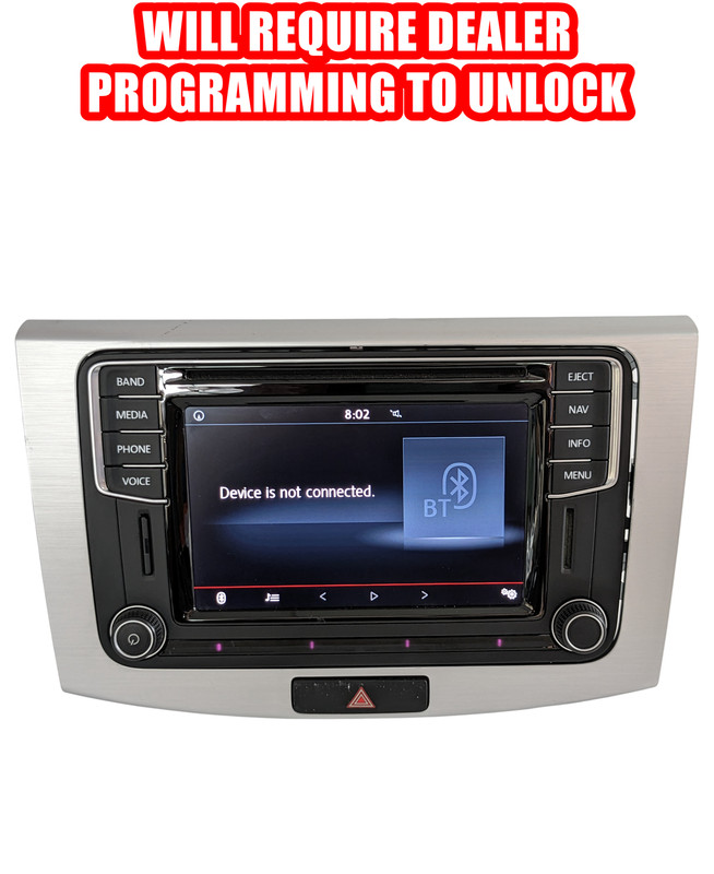 16 17 18 19 VW JETTA PASSAT GOLF CC SCREEN NAVIGATION GPS RADIO USED 5C0035684