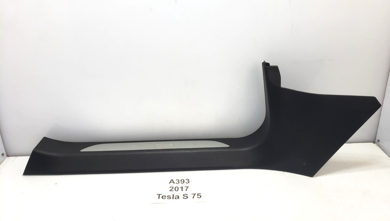 ✅ 12-20 OEM Tesla Model S Front Left Driver Sill Plate A Pillar Trim Panel