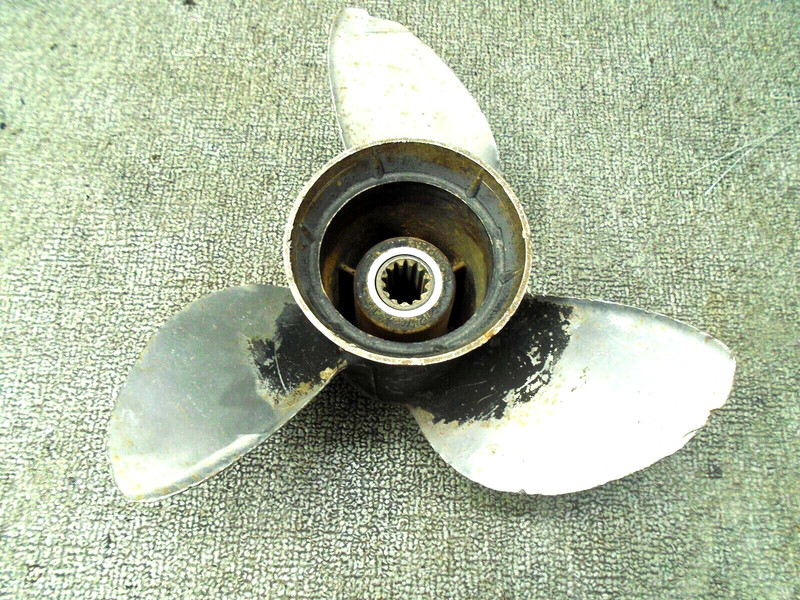 JOHNSON/EVINRUDE OMC STAINLESS PROPELLER 380850 R/H STD 12 1/4 DIA X 15P