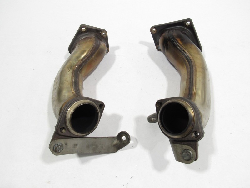 13-19 Mercedes SL550 R231 2013 Front Left Right Turbocharger Exhaust Pipe Set |