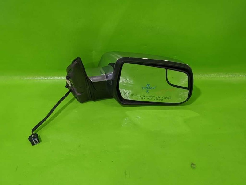 12 13 TERRAIN PASSENGER RIGHT SIDE VIEW MIRROR CHROME OEM 4022-44