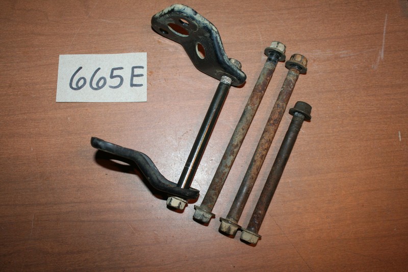 1993 Kawasaki KLF 400B Bayou Engine Mount Bolts Brackets OEM 93 A