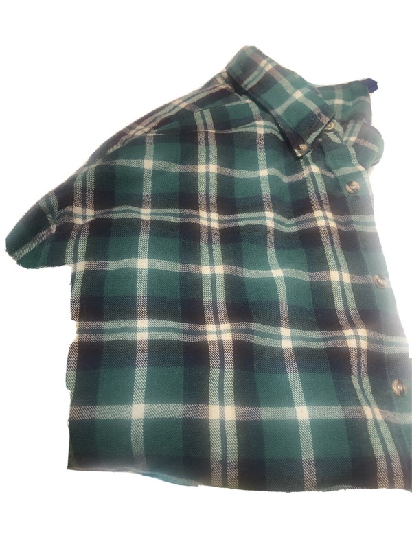 Rustic Outfitter Mens Button Down Shirt Size XL Striped Plaid Textured Cotton