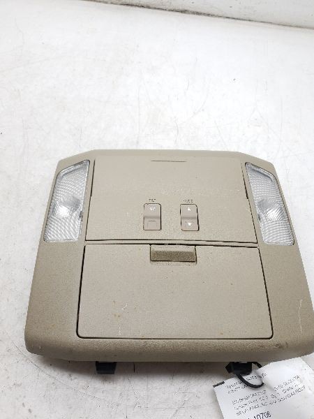 08-13 TOYOTA SEQUOIA SR5 BEIGE FRONT OVERHEAD ROOF CONSOLE ASSEMBLY