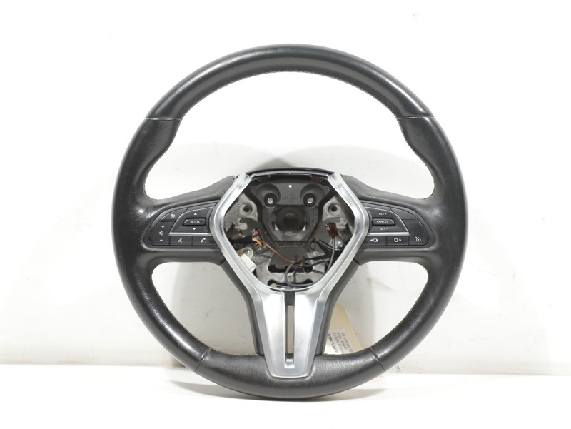 2017-2020 Infiniti Pure Q50 Driver Wheel Black Leather W/ Paddle Shifters OEM